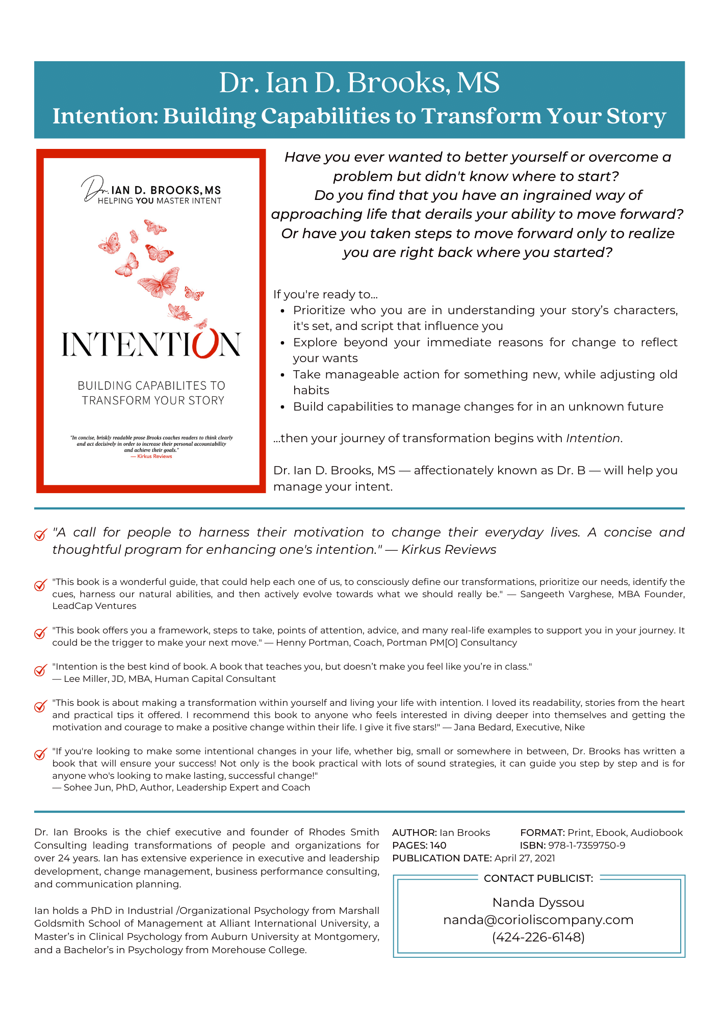Intention Sell Sheet